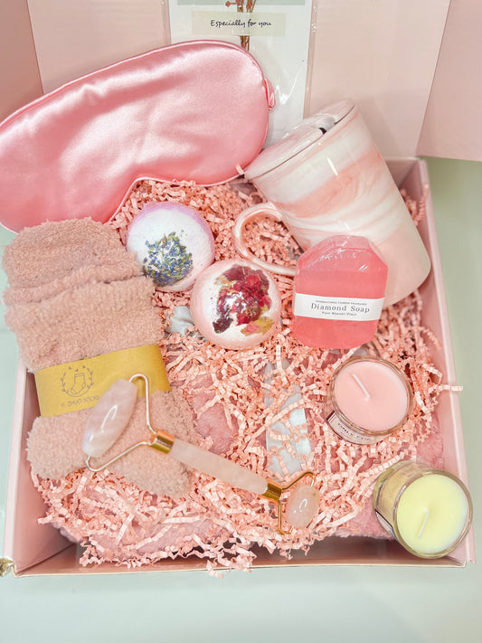 Blush Comfort Box – Personalized Self-Care Gift Set