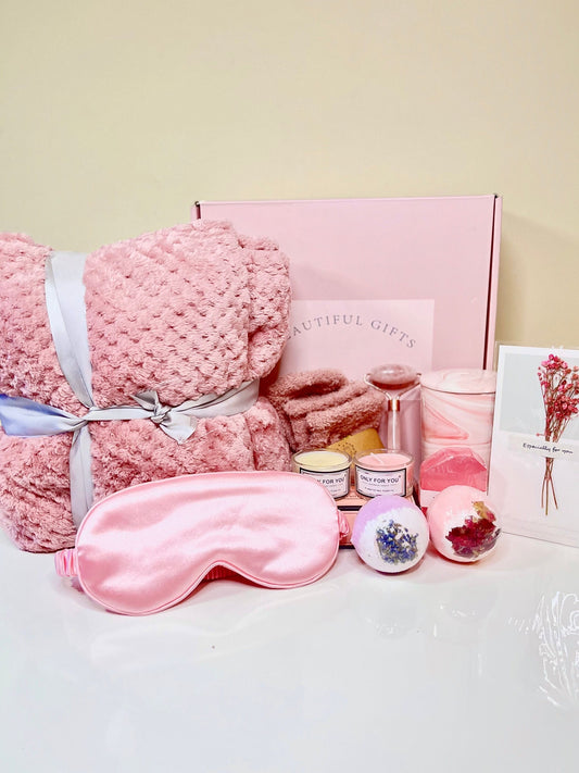 Blush Comfort Box – Personalized Self-Care Gift Set